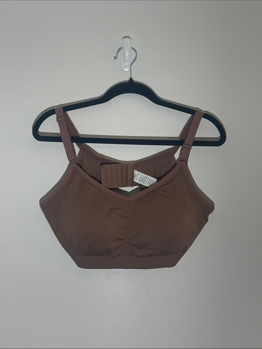 knix Brown Wireless Seamless Support Bralette